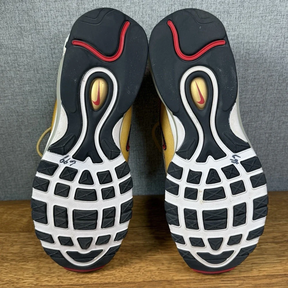 Nike Air Max 97 OG Metallic Gold 2023 DM0028-700 Men's Size 11 Shoes Sneakers